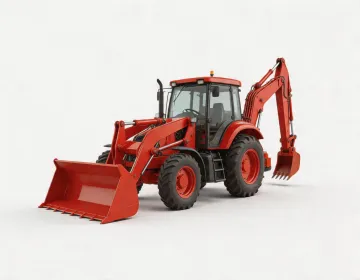 Case backhoe loader